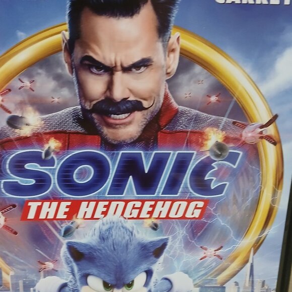 Sonic the Hedgehog DVD - not blue ray - like new - Picture 2 of 3